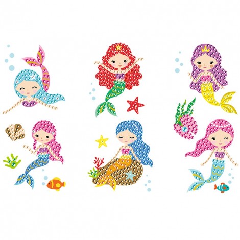 Mermaid - Diamond Painting Stickers Kits