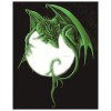 Full Drill - 5D DIY Diamond Painting Kits Fantasy Green Dragon Baby