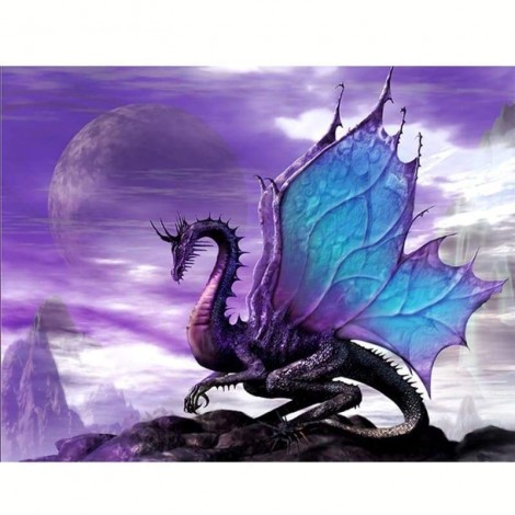 Full Drill - 5D DIY Diamond Painting Kits Dream With Butterfly Wings Dragon