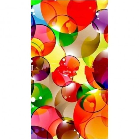Full Drill - 5D DIY Diamond Painting Kits Special Abstract Colorful Bubbles