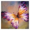 Full Drill - 5D DIY Diamond Painting Kits Watercolor Purple Butterfly