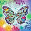 Full Drill - 5D DIY Diamond Painting Beautiful Butterfly Embroidery  Mosaic Art