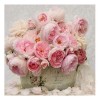 Full Drill - 5D DIY Diamond Painting Kits Beautiful Basket full of Pink Roses