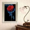 Full Drill - 5D DIY Diamond Painting Kits Romantic Red Roses Blue Smoke