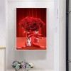 Full Drill - 5D Diy Diamond Painting Kits  Pretty romantic Red Roses