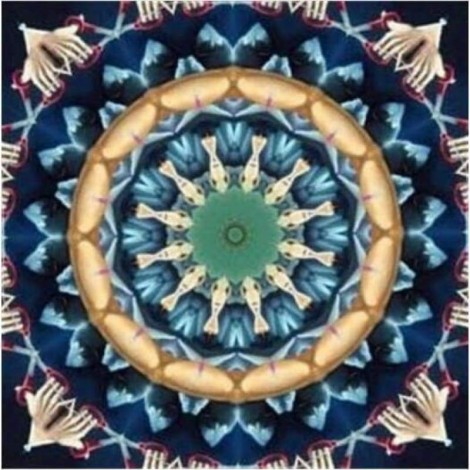 Full Drill - 5D DIY Diamond Painting Kits Pretty Circular Modern Art Mandala