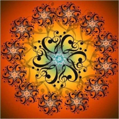 New Dream Mandala Flower Abstract Pattern Full Drill - 5D Diy Diamond Painting Kits