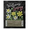 Full Drill - 5D DIY Diamond Painting Kits Spring Flowers Blackboard