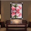 Full Drill - 5D DIY Diamond Painting Kits Pretty Pink Roses With Reflection