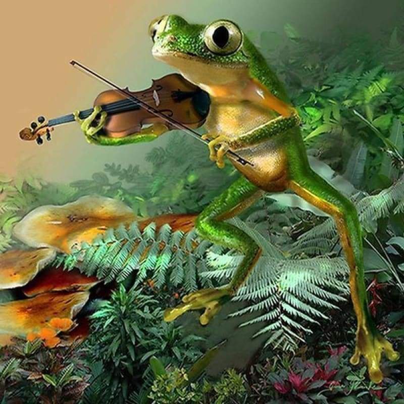 Modern Art Frog Full...