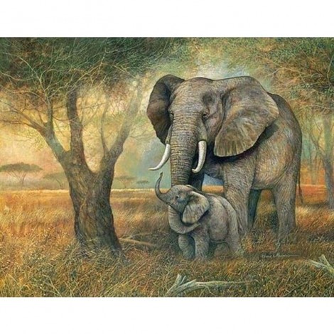 New Hot Sale Photo Dream Elephant Full Drill - 5D Diy Diamond Painting Kits