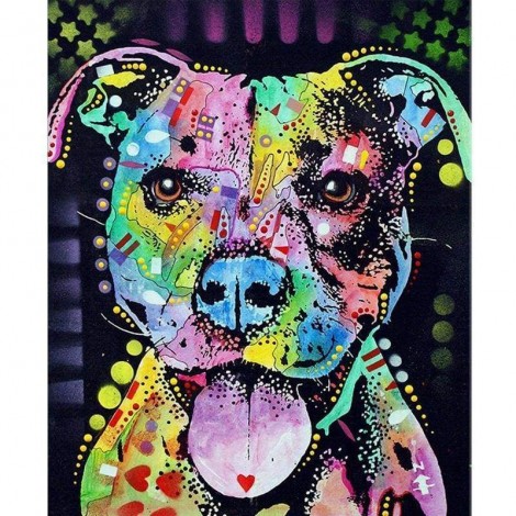 Special Colorful Dog Full Drill - 5D Diy Full Square Diamond Painting Kits