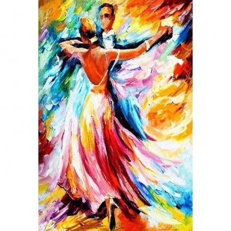 Full Drill - 5D Diamond Painting Kits Colored Drawing Dancer