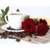 Special Coffee Cup And Flowers Diy Full Drill - 5D Bling Bling Art Diamond Painting Kits