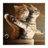 Full Drill - 5D DIY Diamond Painting Kits Funny Cute Cats Lovers Titanic