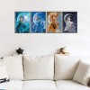 Full Drill - 5D DIY Diamond Painting Kits Girl and her Cat By the Moon