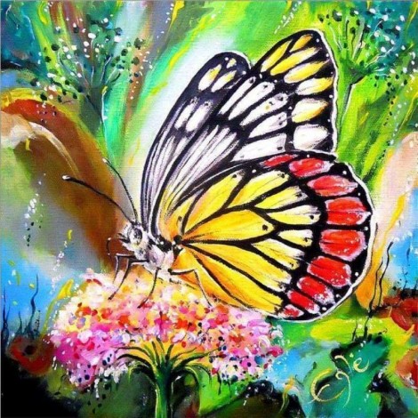 Full Drill - 5D DIY Diamond Painting Kits Watercolor Butterfly