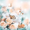 Full Drill - 5D DIY Diamond Painting Kits Pink Flowers And Butterfly