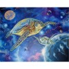 Full Drill - 5D DIY Diamond Painting Kits Cartoon Dream Turtle Universe