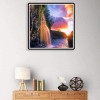 Full Drill - 5D DIY Diamond Painting Kits Spectacular Waterfall Sunset View