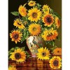 Full Drill - 5D Diamond Painting Kits Beautiful Sunflower in Vase