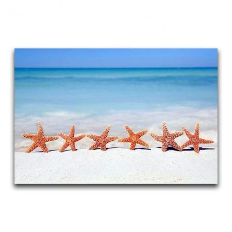 Full Drill - 5D DIY Diamond Painting Kits Special Starfish By the Sea