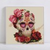 Flower Skull Picture Decor Full Drill - 5D Diy Diamond Painting Kit