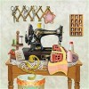 New Hot Sale Sewing Machine Pattern Full Drill - 5D Diamond Painting Set