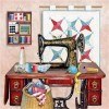 New Hot Sale Square Drill Sewing Machine Pattern Full Drill - 5D Diamond Painting Set