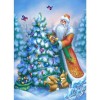 Full Drill - 5D DIY Diamond Painting Kits Cartoon Santa Claus And Christmas Tree