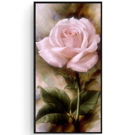Full Drill - 5D DIY Diamond Painting Kits Artistic Flower Pink Rose