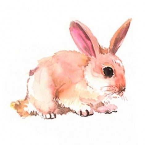 Full Drill - 5D DIY Diamond Painting KitsCartoon Cute Pink Rabbit