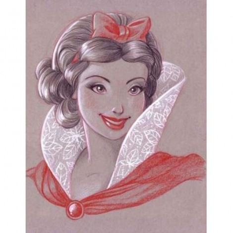 Full Drill - 5D DIY Diamond Painting Kits Cartoon Smile Elegant Princess