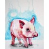 Full Drill - 5D DIY Diamond Painting Kits Cartoon Watercolor Mosaic Pig