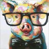 Full Drill - 5D DIY Diamond Painting Kits Watercolor Farm Animal Cultural Pig