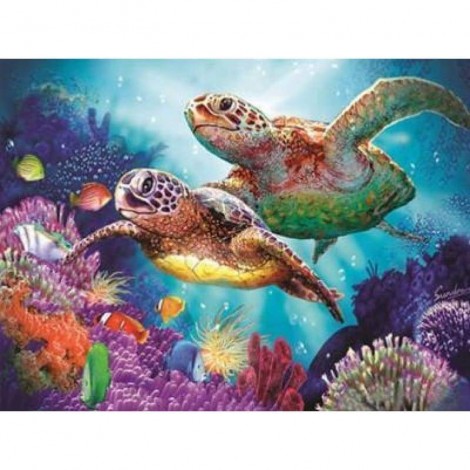 Sea Turtles- Full Drill Diamond Painting