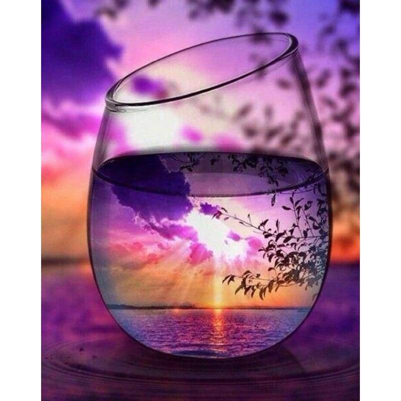 Purple beach Glass -...