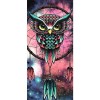 Pink And Blue Owl Dreamcatcher- Full Drill Diamond Painting Abstract