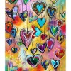 Hanging Hearts- Full Drill Diamond Painting Abstract