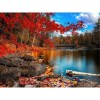 New Hot Sale Nature Forest Lake Pattern Diy Full Drill - 5D Crystal Diamond Painting Kits