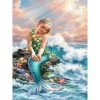 Full Drill - 5D DIY Diamond Painting Kits Cartoon Special Little Mermaid By The Sea
