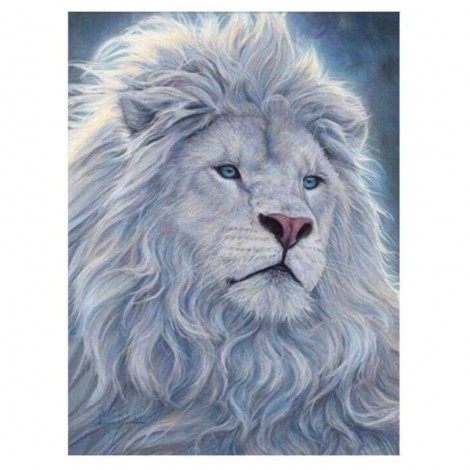 Full Drill - 5D DIY Diamond Painting Kits Fantastic White Lion