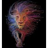 Full Drill - 5D DIY Diamond Painting Kits Colored Hair Lion