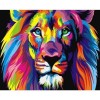 Full Drill - 5D DIY Diamond Painting Kits Cartoon Special Colorful Lion