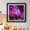 Full Drill - 5D DIY Diamond Painting Kits Special Purple Lion