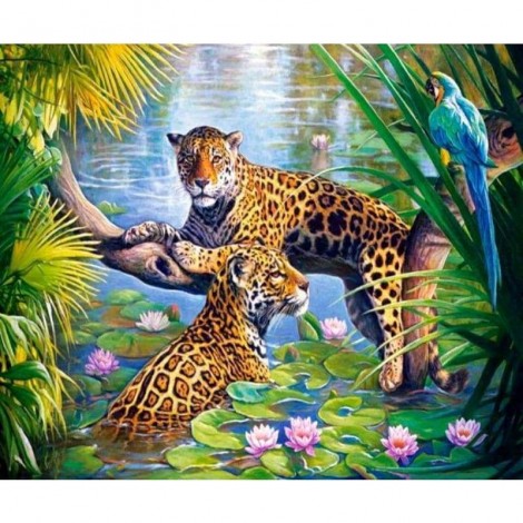 Hot Sale Animal Portrait Leopard Full Drill - 5D Diy Diamond Painting Kits