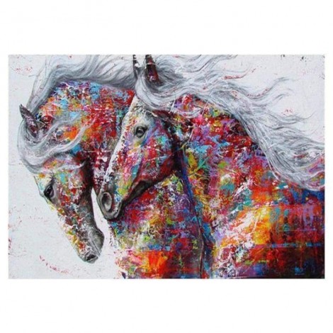 Dream Modern Art Popular Colorful Horse Diamond Painting  Kits