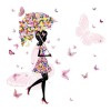 Full Drill - 5D DIY Diamond Painting Kits Cartoon Girl Butterfly Umbrella