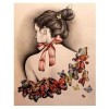 Full Drill - 5D DIY Diamond Painting Kits Beautiful Back of Girl Butterfly