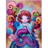 Full Drill - 5D DIY Diamond Painting Kits Cartoon Mermaid Girl